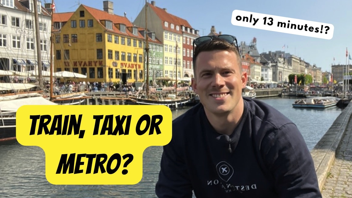 Del aeropuerto de Copenhague al centro