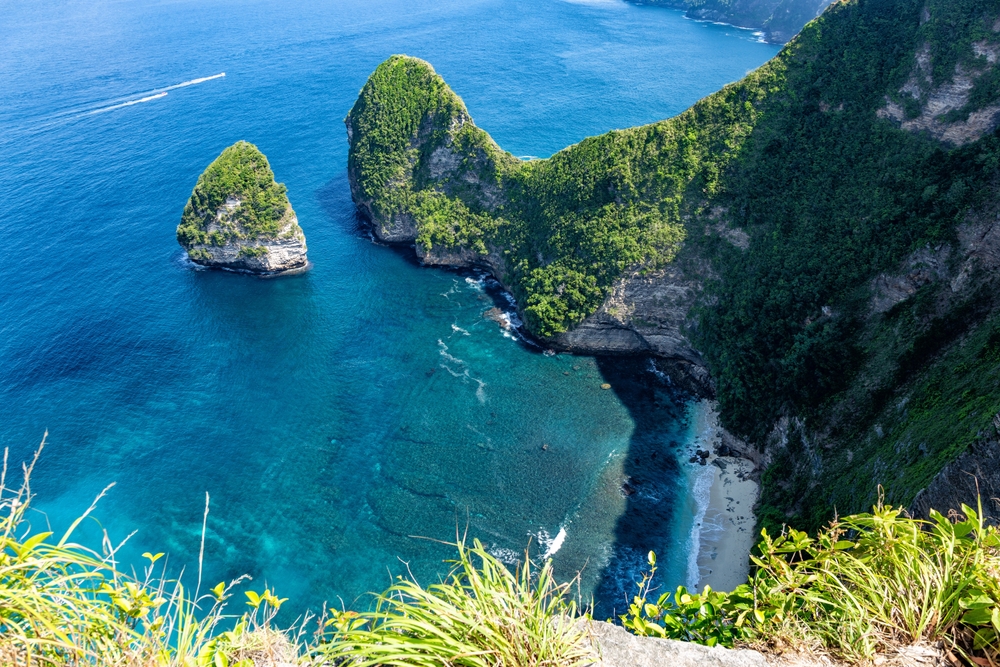 Acantilado de Kelingking Beach en Nusa Penida