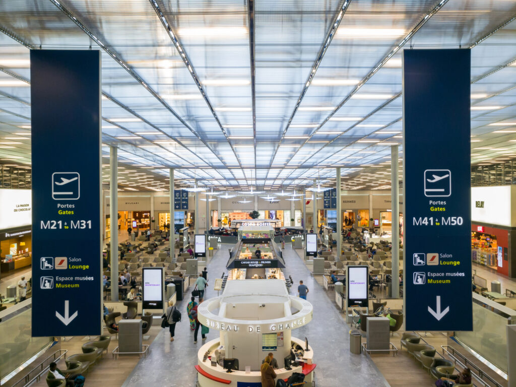 El aeropuerto Charles de Gaulle de París