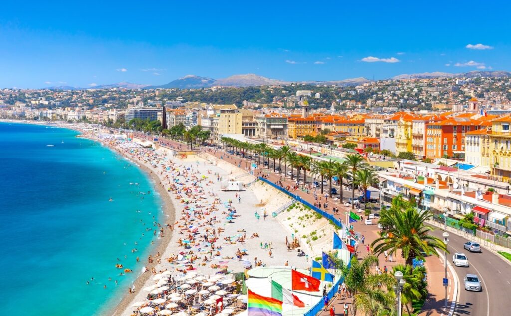 La Promenade des Anglais en Niza