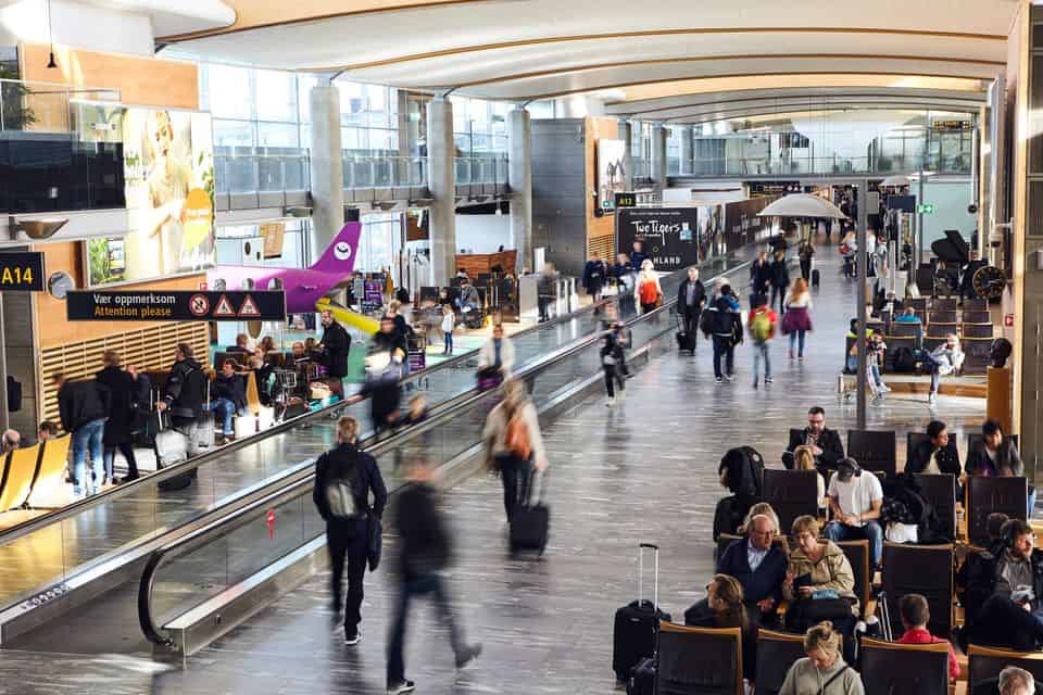 El aeropuerto de Oslo Gardermoen