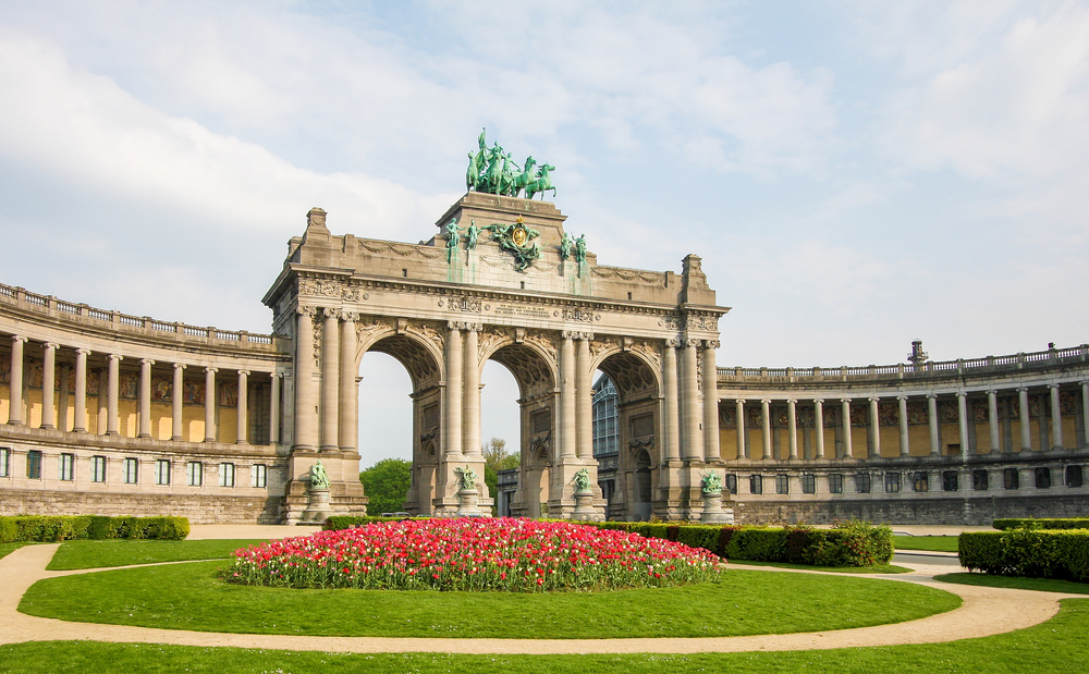 El arco de triunfo del Parc du Cinquantenaire, en el barrio europeo de Bruselas