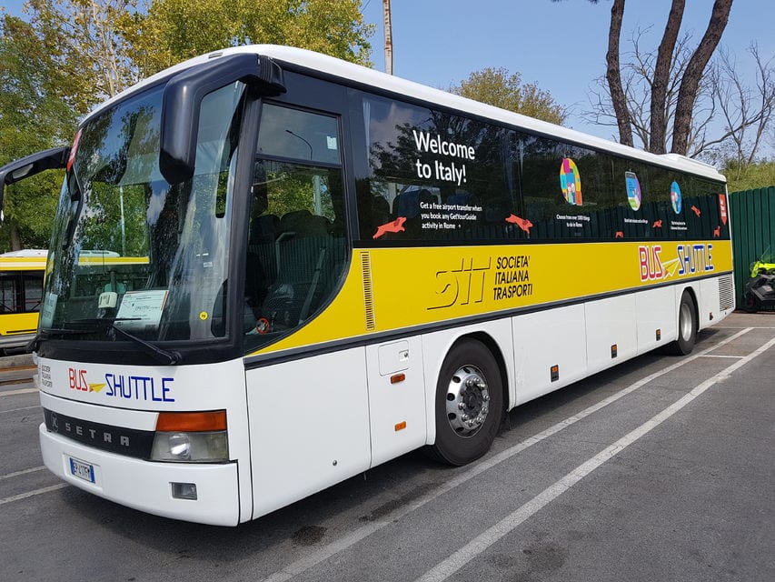 Del aeropuerto de Ciampino al centro de Roma - guía de transporte 7 Autobús del aeropuerto de Ciampino a Roma