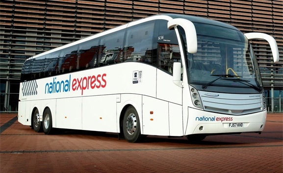 De Gatwick a Londres - guía de transporte 13 Un autobús de National Express