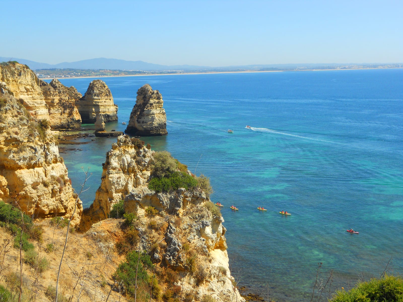 La costa del Algarve en Portugal