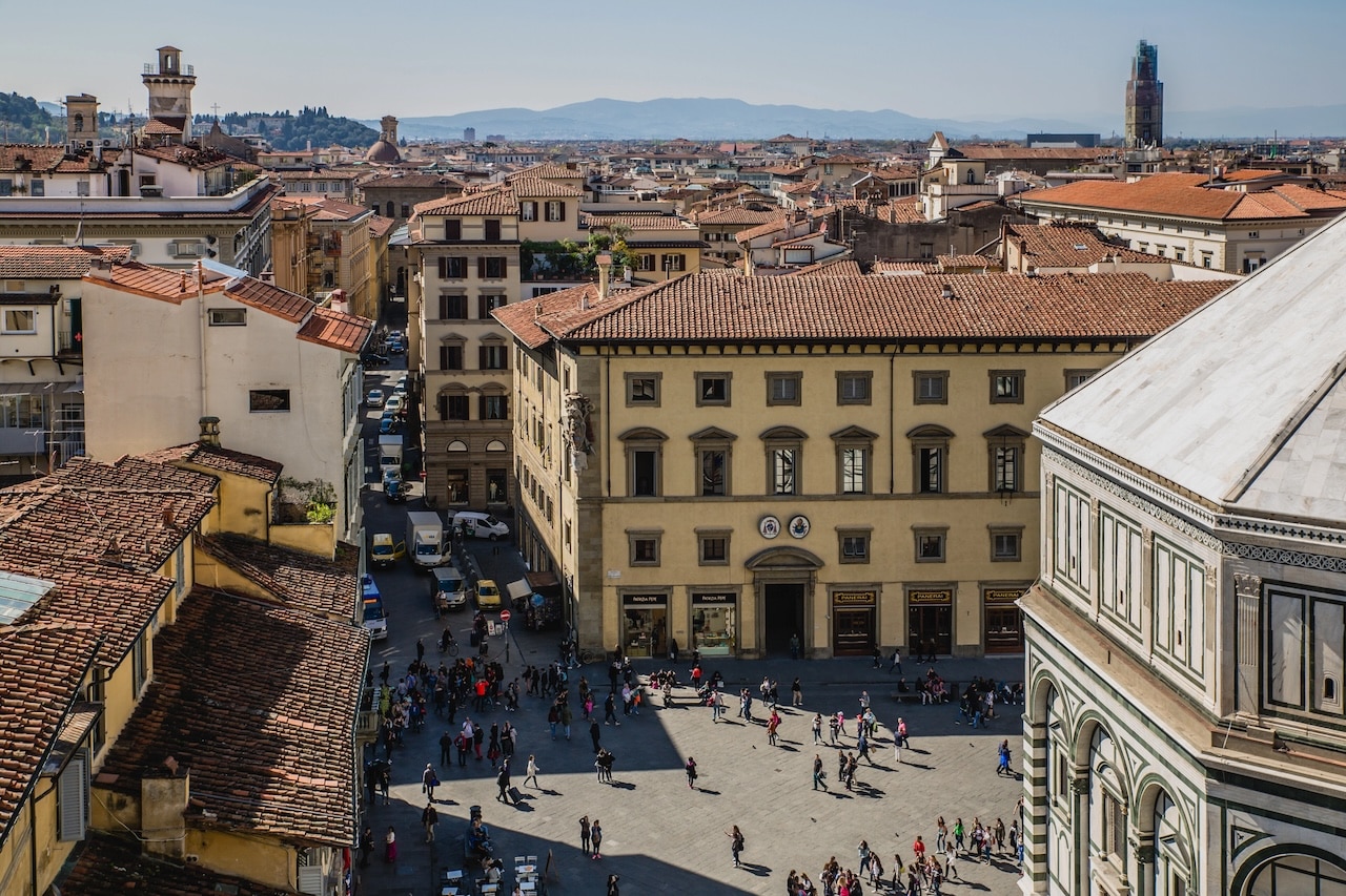 El centro histórico de Florencia