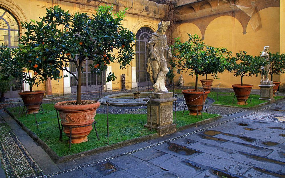Qué ver en Florencia: las 20 mejores cosas que hacer 37 El patio del Palazzo Medici Riccardi en Florencia