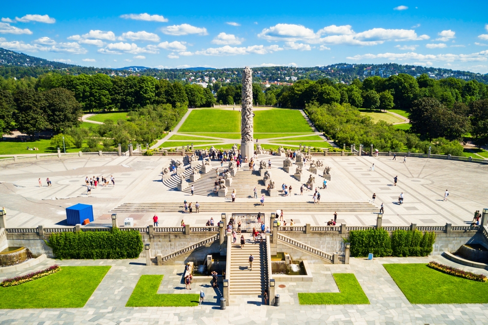 Esculturas en el parque Vigeland de Oslo