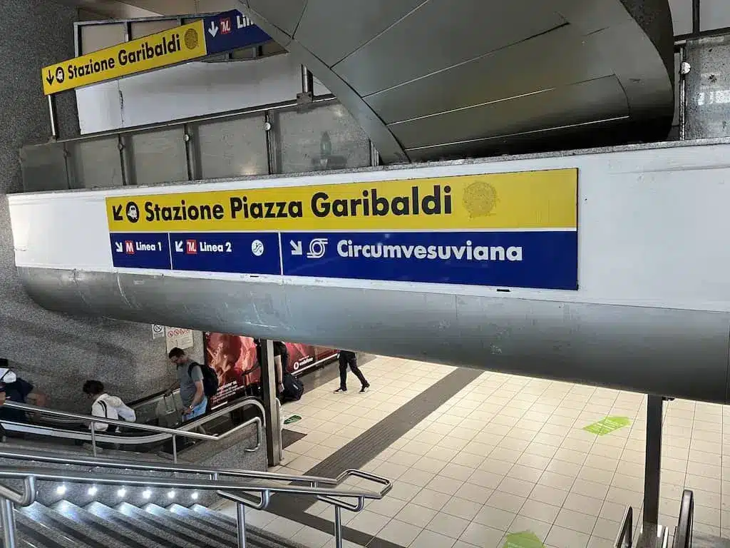 La estación Garibaldi de Nápoles