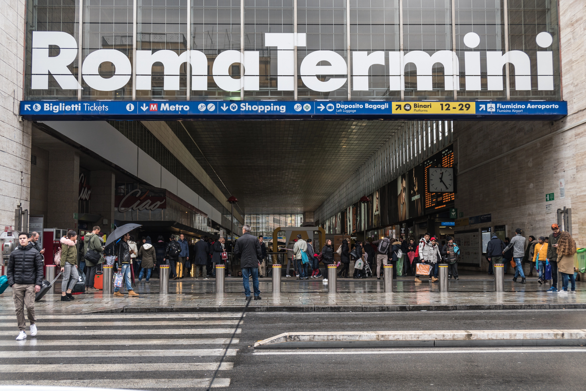 Del aeropuerto de Ciampino al centro de Roma - guía de transporte 8 Roma Termini, la estación central de Roma