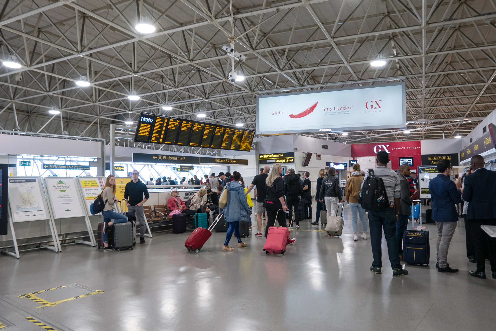 De Gatwick a Londres - guía de transporte 9 La estación de tren del aeropuerto de Gatwick