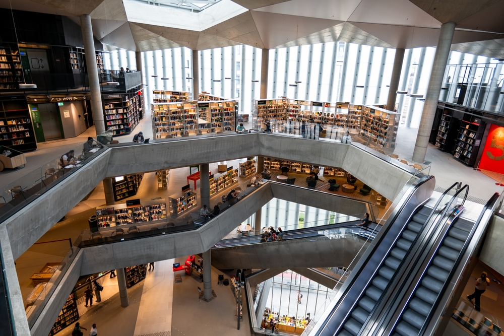 La biblioteca central Deichman Bjørvika en Oslo