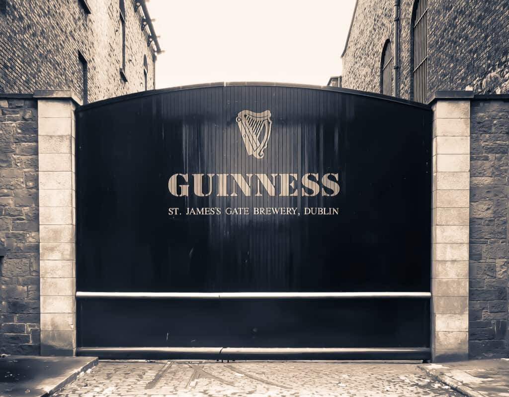 La fábrica de cerveza Guinness en Dublín