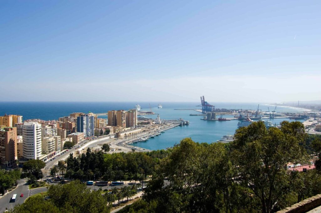 El puerto de Málaga