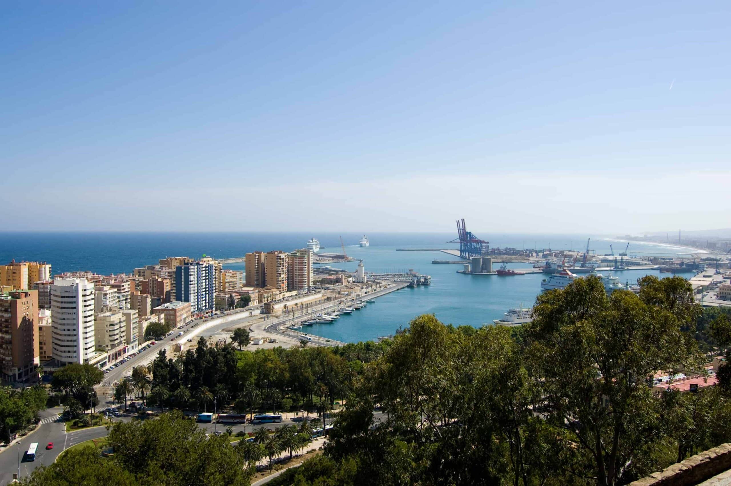 El puerto de Málaga