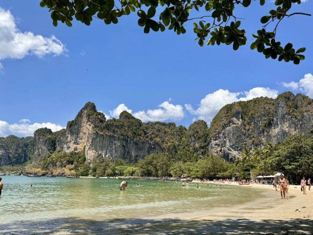 Playa de Railay en Krabi, Tailandia