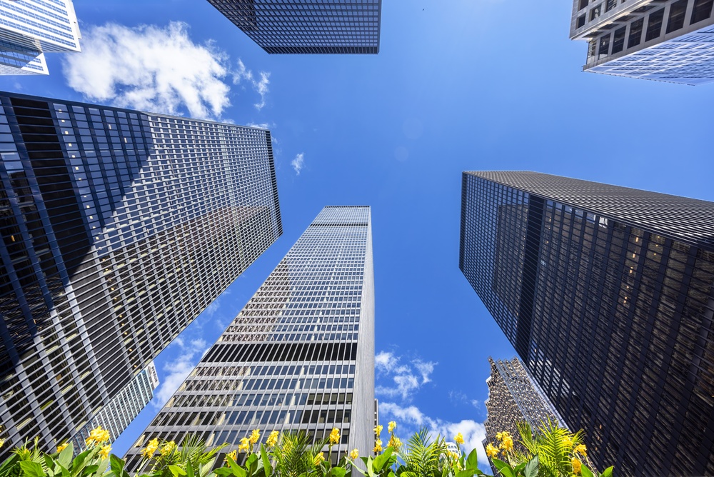 ¿Dónde alojarse en Toronto? Las 6 mejores zonas y buenos hoteles 9 Rascacielos del Financial District de Toronto cerca del cruce de Yonge y King