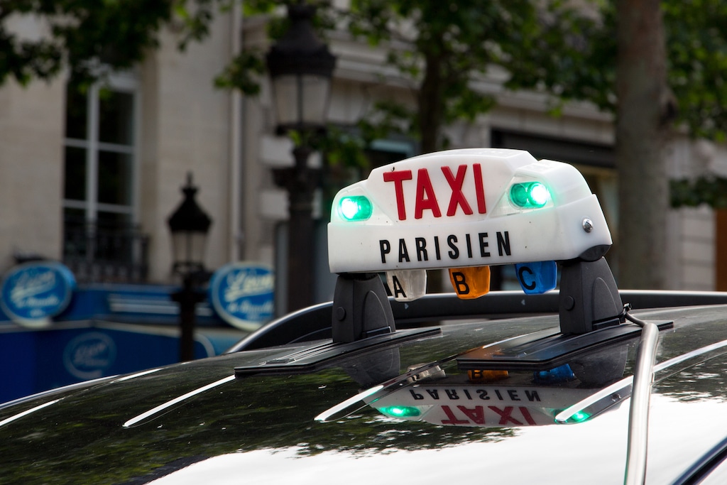 Taxi en París