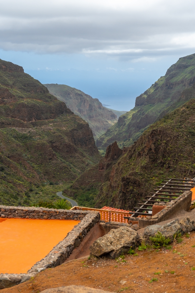Vista del Barranco de Guayadeque en Gran Canaria