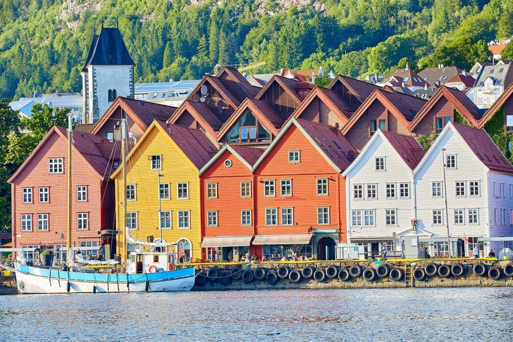 Las casas de madera de Bryggen