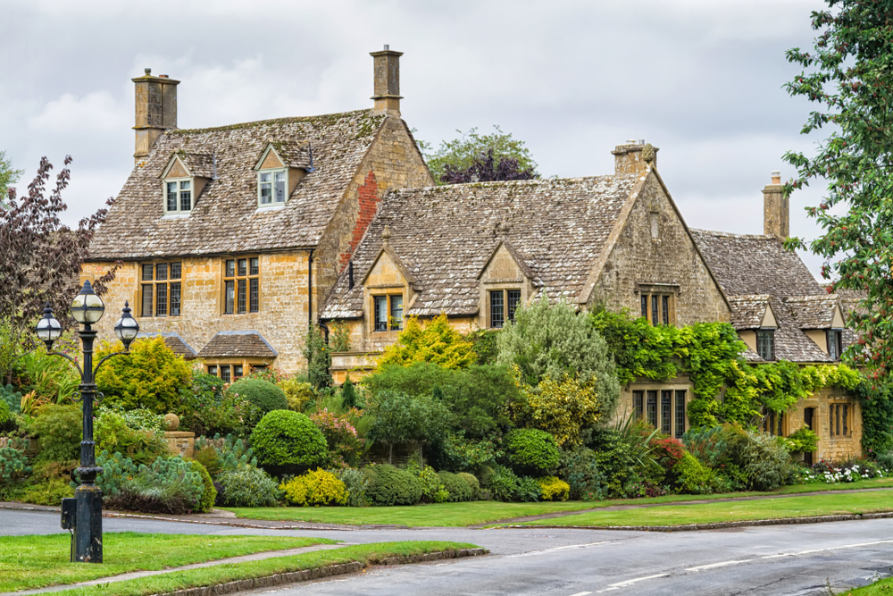 Casas de piedra de color miel en Chipping Campden