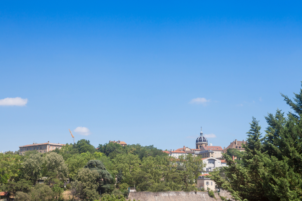 Panorámica de la colina de Croix-Rousse, en Lyon