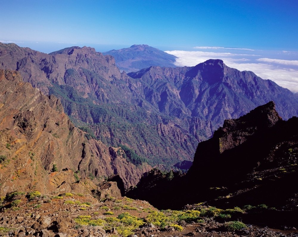 Vista de la Caldera de Taburiente desde el Roque de los Muchachos, en La Palma