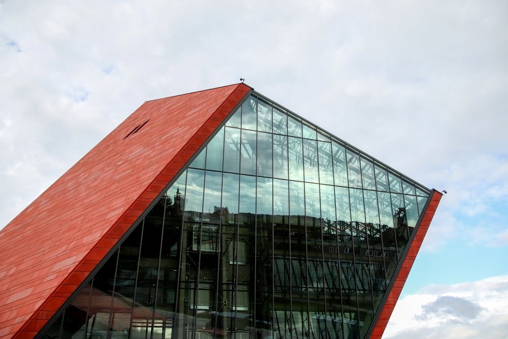 El edificio moderno del museo