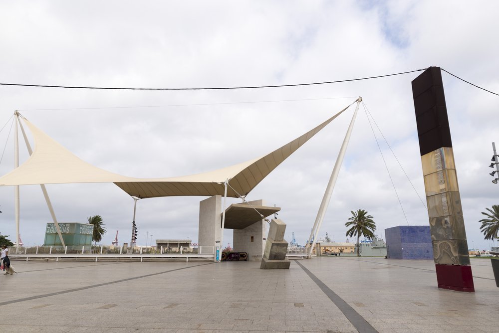 La estación de autobuses de Santa Catalina en Las Palmas