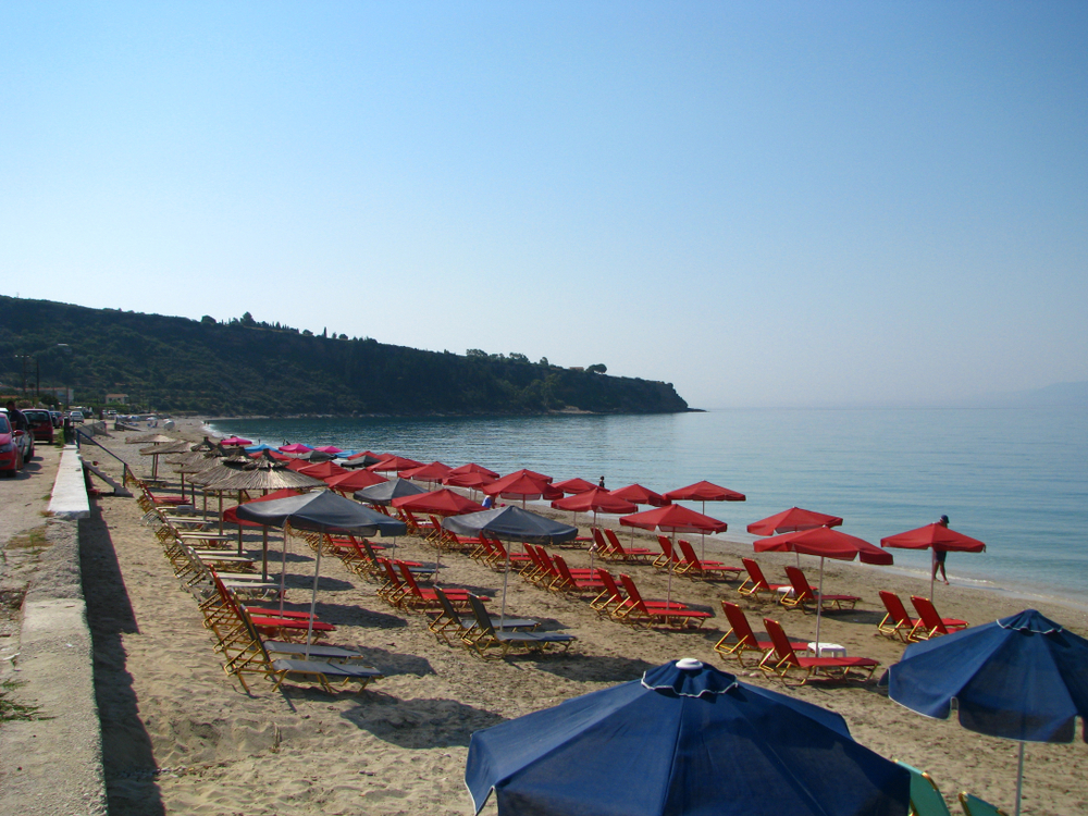 La playa de Lourdas, en Cefalonia