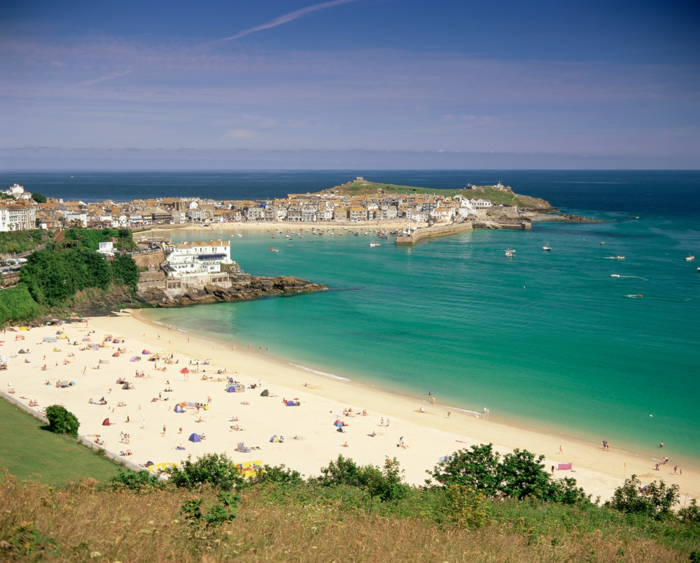 ¿Dónde alojarse en Cornualles? Los 6 mejores pueblos y buenos hoteles 9 Porthminster Beach y el puerto de St Ives, en Cornualles